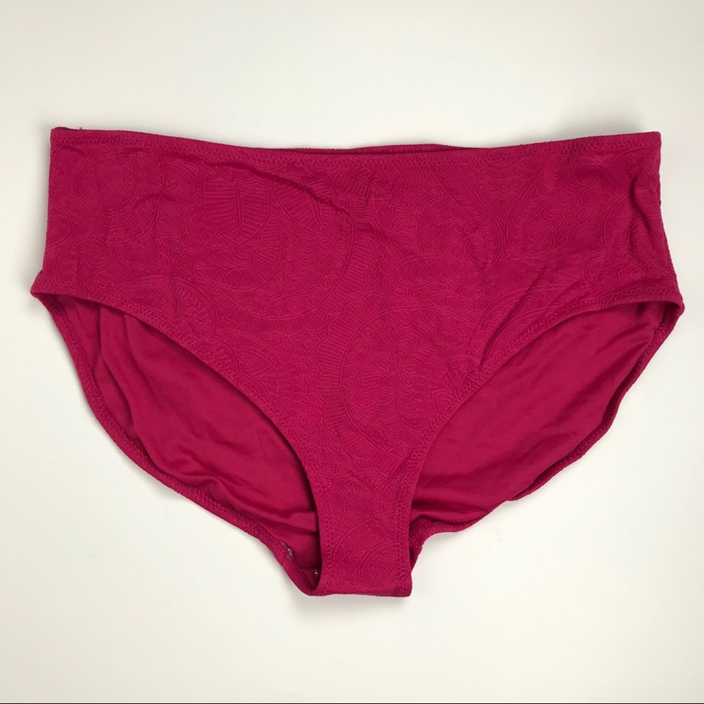 Pink Bikini Bottoms Swimsuit w/ Pattern